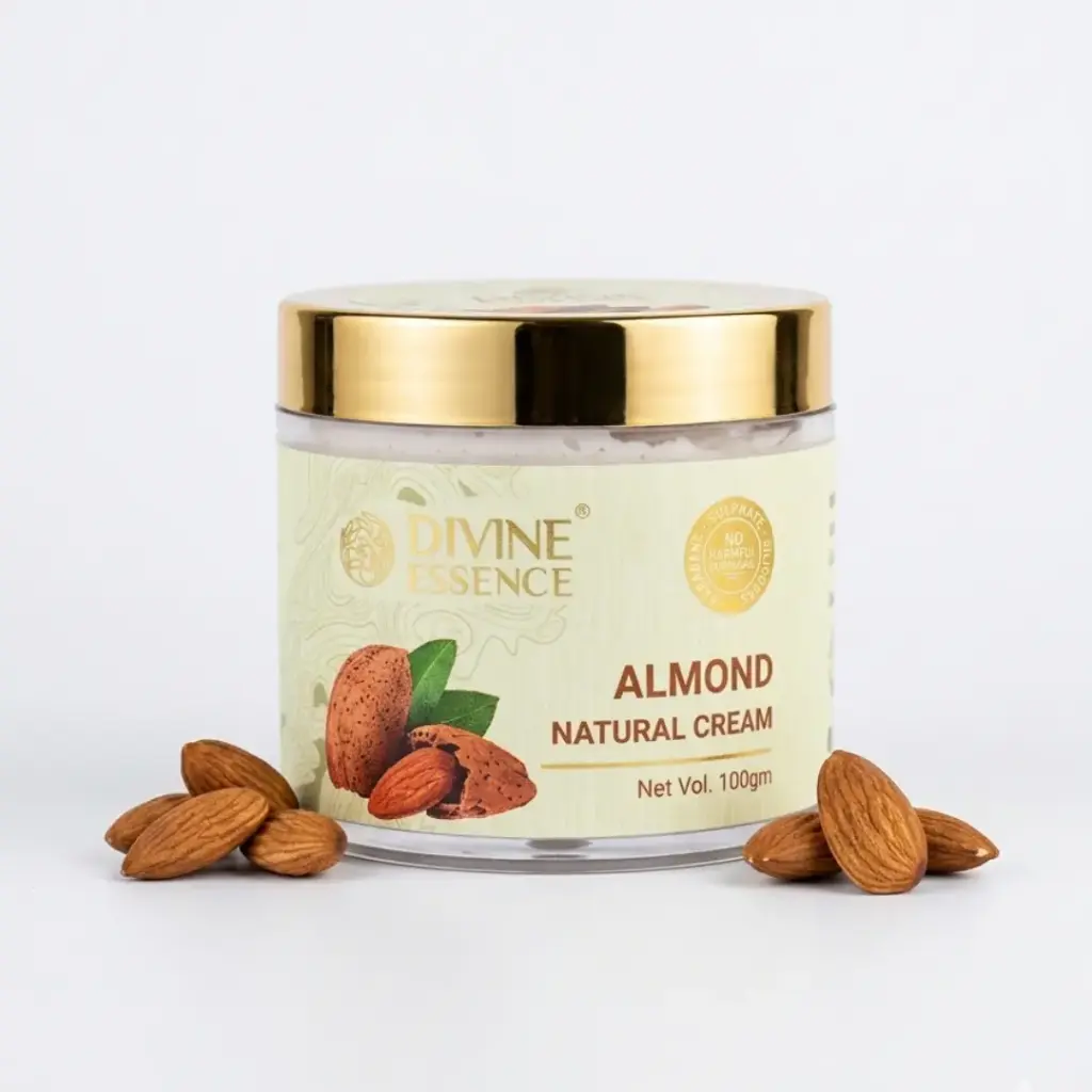 Almond Cream with Chameli Oil and Mulethi Extract, 100 gms.